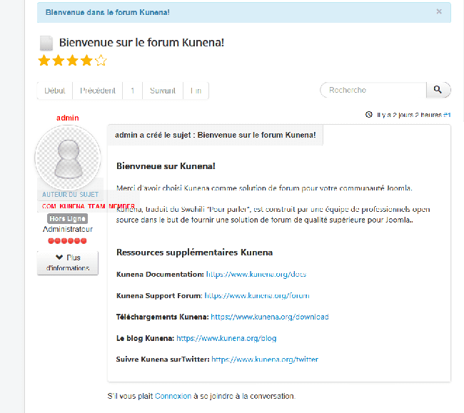 kunena 5.0 rating compressor